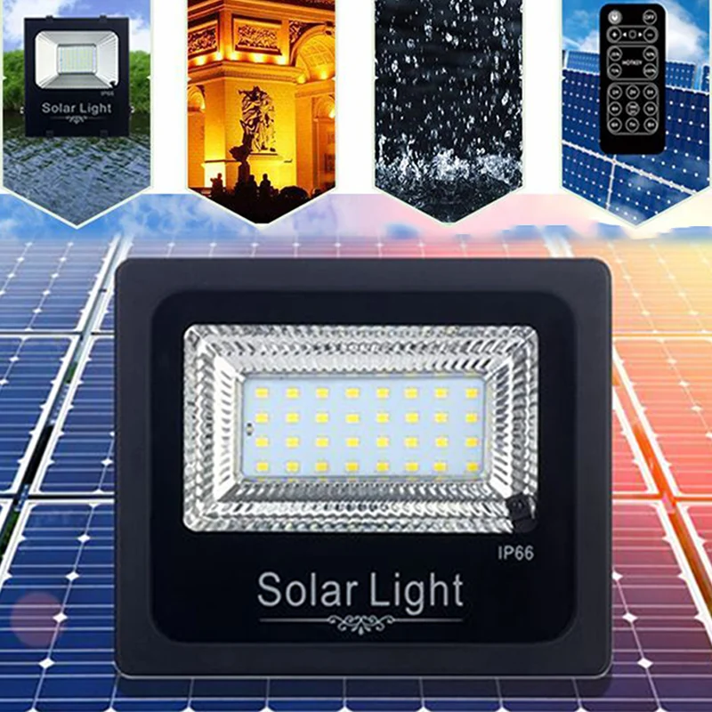 Синхронизация IP66 10 Вт пульт дистанционного управления 32LED неполярная диммируемая Лампа безопасности наружный домашний индукционный светильник Солнечная энергия прожектор светильник