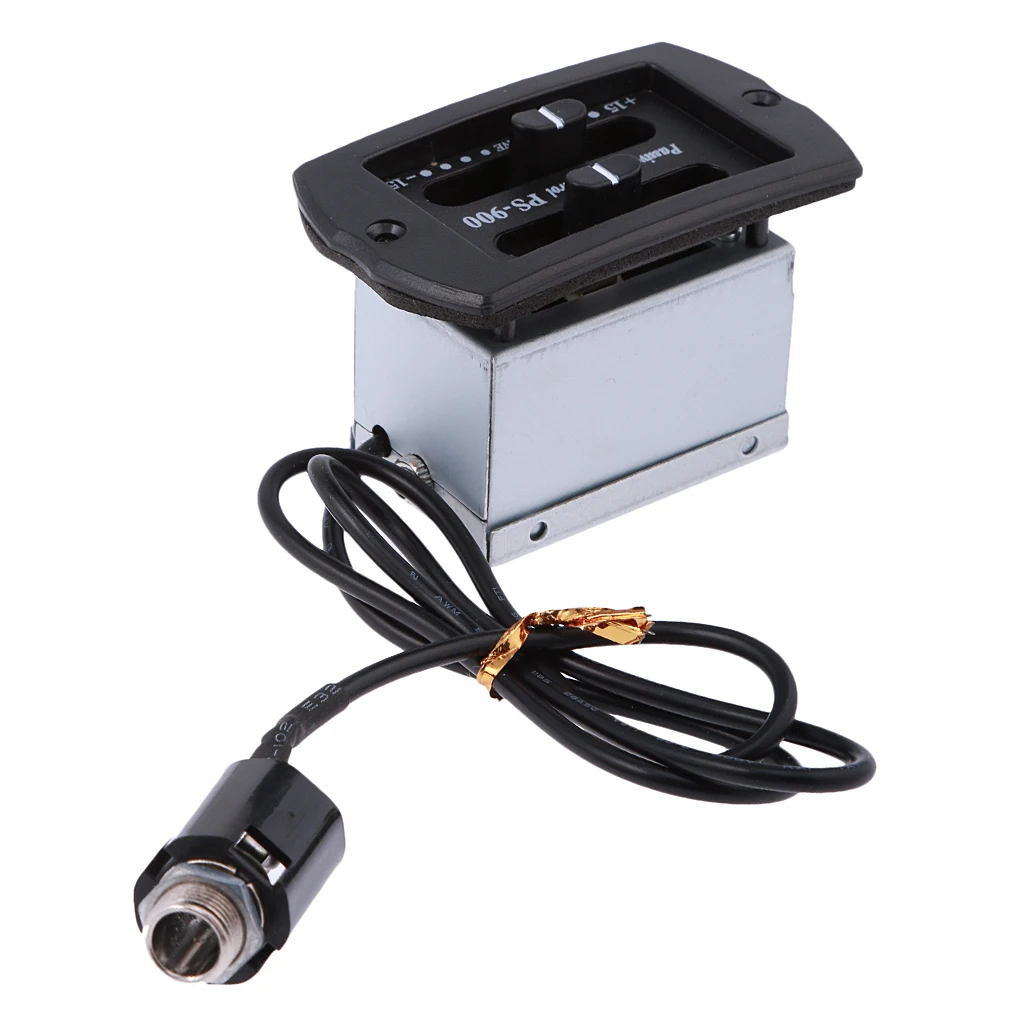 Acoustic Guitar 2 Band Preamplifier Preamp EQ Pickup Equalizer System Parts | Спорт и развлечения