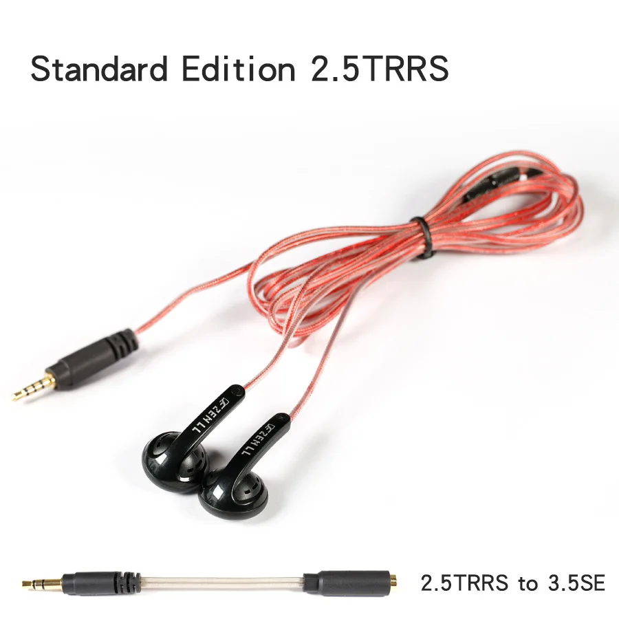 Standard 2.5TRRS Предприятие электроники VE из мультфильма «Холодное сердце» LL вкладыши 3,5 2,5 4,4 типа c, разрисованное лебедями - Цвет: Standard 2.5TRRS