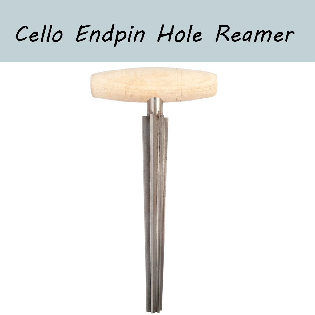 

Cello Endpin Hole Reamer Shave 1:17 Taper Wood Handle Luthier Tool