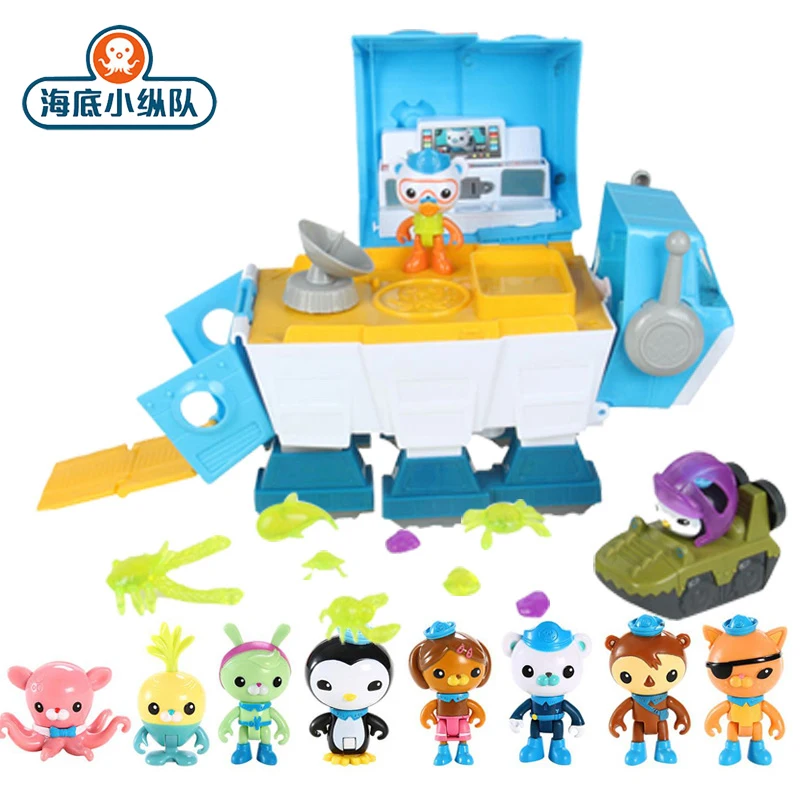 The Octonauts Octopod Gup GUP-I Penguin Ship Yacht Barnacles Peso Kwazii Action Figure Scene Model Toy For Kids Birthday Gifts | Игрушки и