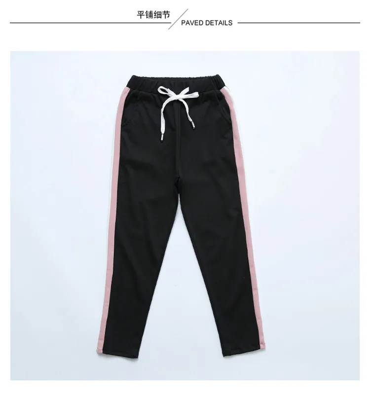 Штаны для девочек, летняя одежда, новые стильные штаны в Корейском стиле, повседневные штаны в западном стиле для школьников 7-15 лет