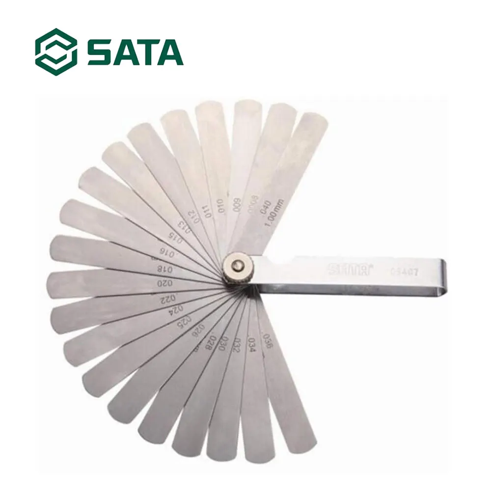 

SATA Tool 32pcs Feeler Gauges Set,0.02-1.00MM, Metric/S.A.E. 09407