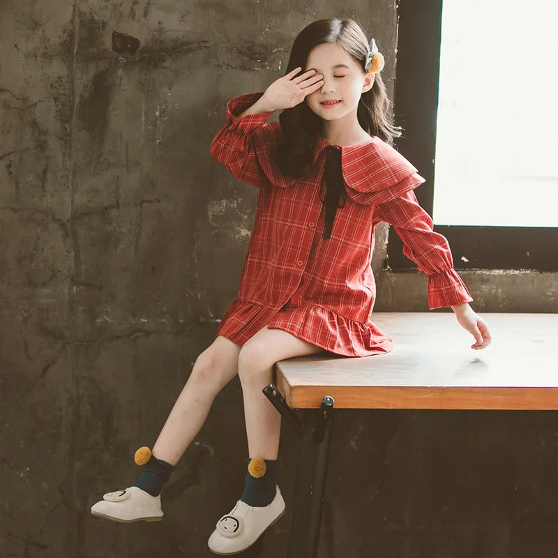 Платье принцессы для девочек-подростков; корейское платье для детей; платья для маленьких девочек; школьная форма для девочек 8-9; халат принцессы; Sukienka Dziewczyna 12