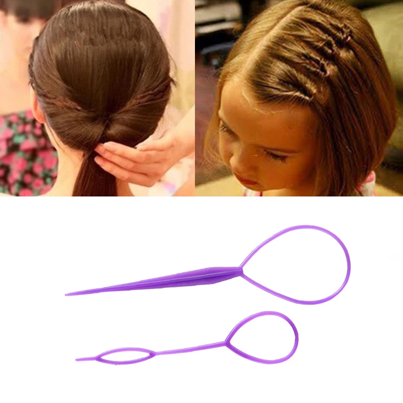 2PCS-Hair-Style-Maker-Hair-Styling-Tools-Hair-Accessories-Hair-Pin-Disk-for-Women-Girls-Kids