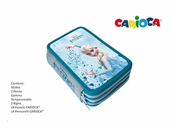 

MC GROUP Astuccio Completo 3 Zip Carioca Frozen Astuccio Completo Scuola 847