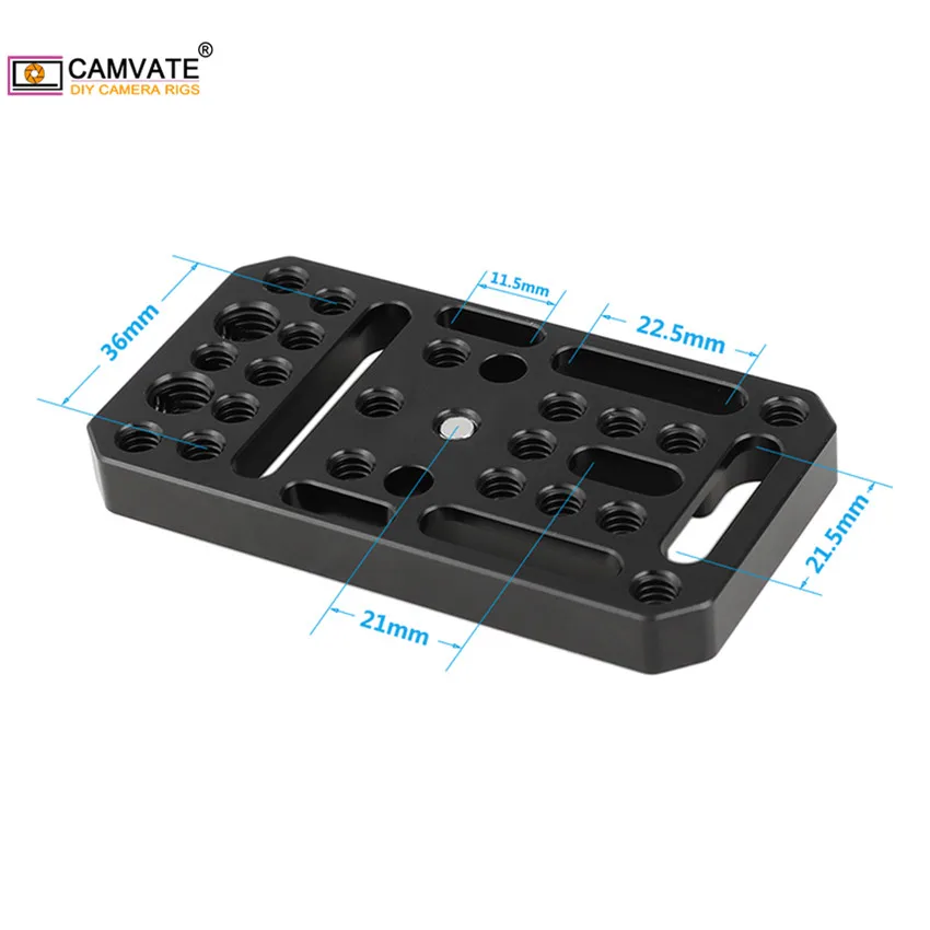 Многофункциональная удлинительная платформа CAMVATE с резьбой 1/4 и 3/8 дюйма