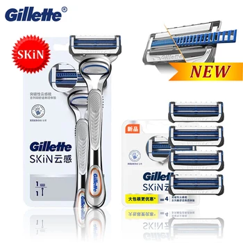 

Gillette SkinGuard Sensitive Straight Safety Razor Shaving Machine Face Shaver Cassettes Fit Fusion Blades Shave Beard For Men
