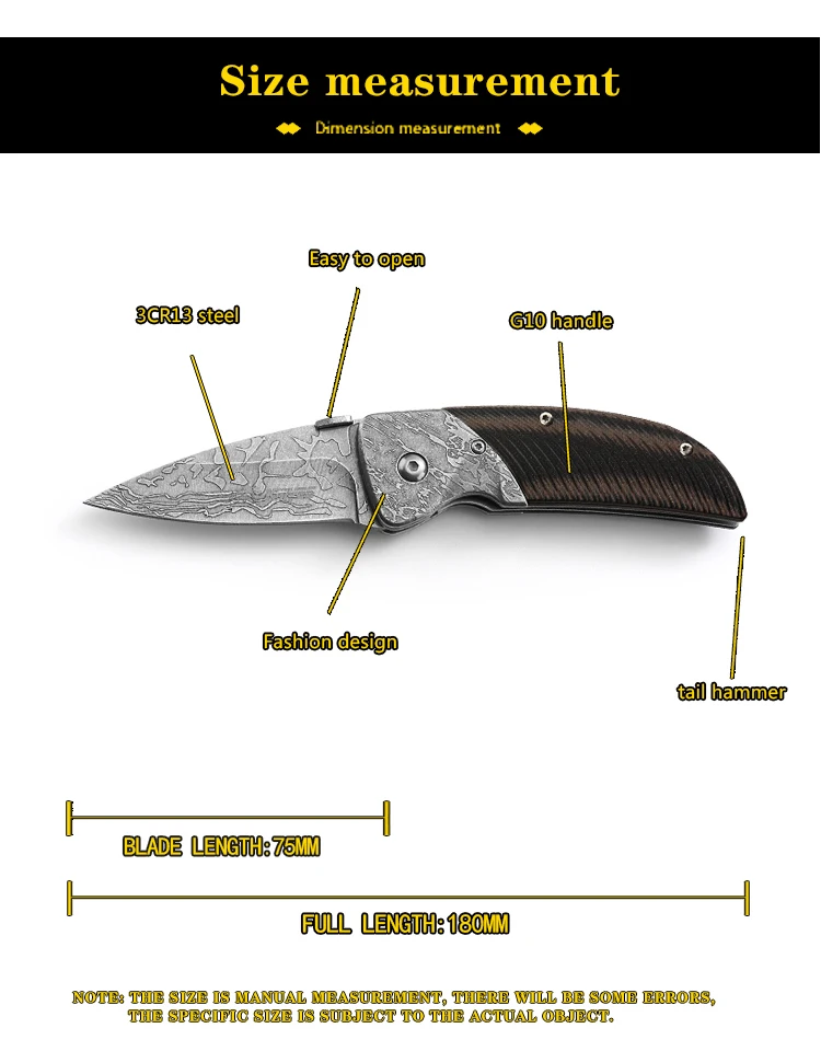 Высокое качество SR089D Mini G10 из нержавеющей кемпинга выживания Тактический Многофункциональный нож открытый складной инструмент для повседневного ношения нож