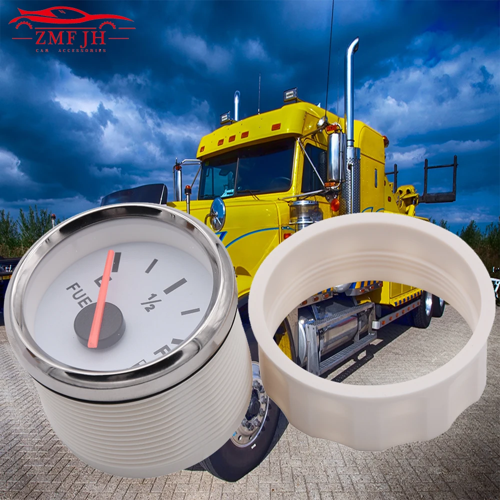

52mm Waterproof Pointer Fuel Level Gauge Electrical Digital Fuel Level Gauge RV Camper Instruments for Universal Boat Car Truck