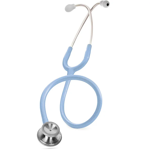 Spirit Medical Double-sided Stainless Steel Dual Head Stethoscope Deluxe Series Stetoskop For Medical Instruments - Цвет: Bluepearl