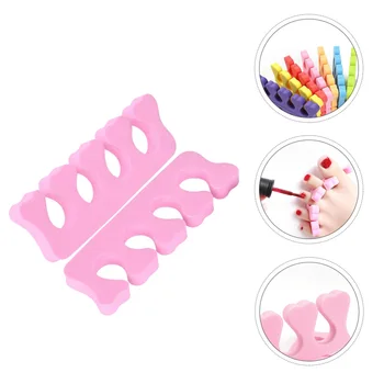 

100 Pairs Disposable Separators Toe Separators for Men Women (Random Color)