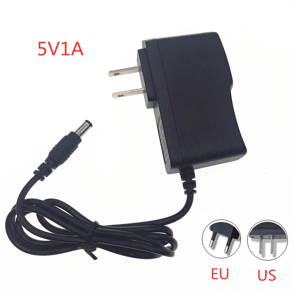 AC 100 V-240 V к DC 5V1A Трансформаторы освещения питание вольт адаптер конвертер зарядное устройство светодиодные полосы драйвер