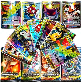 

TAKARA TOMY Shining Pokemon Flash Cards TCG MEGA GX EX Energy Trainer Energy Battle Trading Card Game for Kids Christmas Gifts