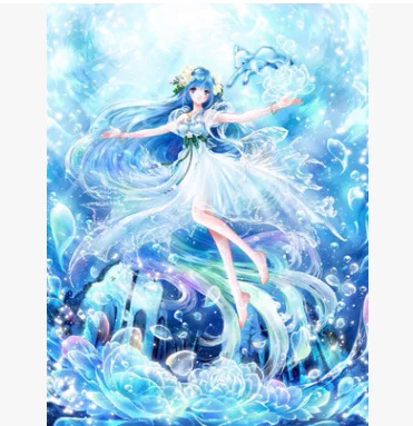 

2017 New Style Diamond Painting Full of Crystals Water Beauty Decoration Manufacturers Direct Selling a Generation of Fat