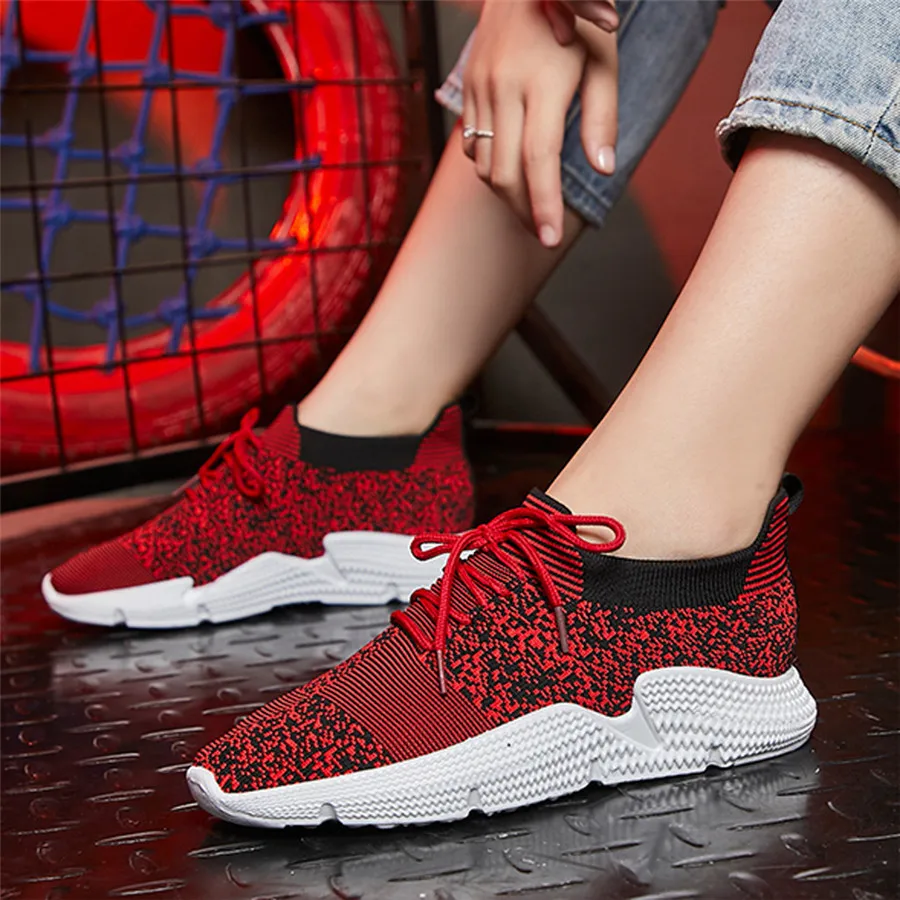 Women's platform sneakers casual plus size breathable sports shoes outdoor fitness running shoes non-slip sneakers homens 35A14 (24)