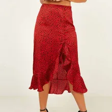 Женские вечерние юбки с принтом, высокая талия, шнуровка, бедра, длинная юбка, женские летние, сексуальные и Клубные, высокая талия, шнуровка, бедра, длинная юбка SS3M