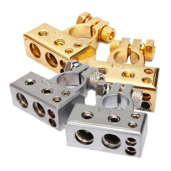 

2 x HEAVY DUTY Silver Plated Car Battery Terminals (Positive/Nagative) 4,8 AWG