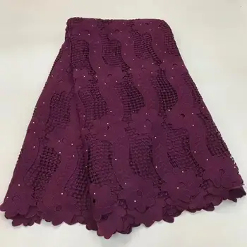 

African Lace Fabrics Embroidered Nigerian Guipure French Cord Lace Fabric 2019 High Quality African French Net Lace Fabric
