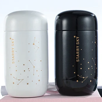 

Thermos Bottle Starry Sky Mini Small Capacity Stainless Steel Vacuum Flask 200ML Thermo Bottles Leakproof Coffee Mug