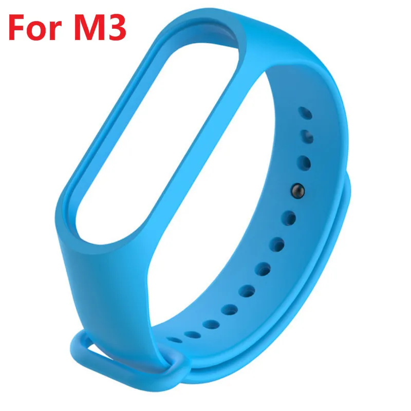 For Xiaomi Mi Band 3 Для xiaomi mi Band 3 4 спортивный ремешок часы силиконовый ремешок для xiaomi mi band 3 4 браслет mi band 4 3 ремешок умный Браслет - Цвет: For Xiaomi Mi Band 3
