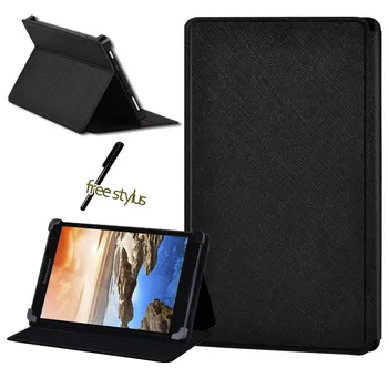 

Leather Anti-fall Tablet Case for Lenovo Tab 7" 8" 10" Tablet Universal Tablet PU Leather /Shockproof Cover Case +Stylus