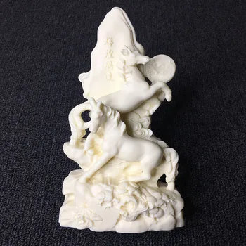 

New white horse statue Brilliant Tenda animal sculpture home decoration accessories living room attic decoration crafts