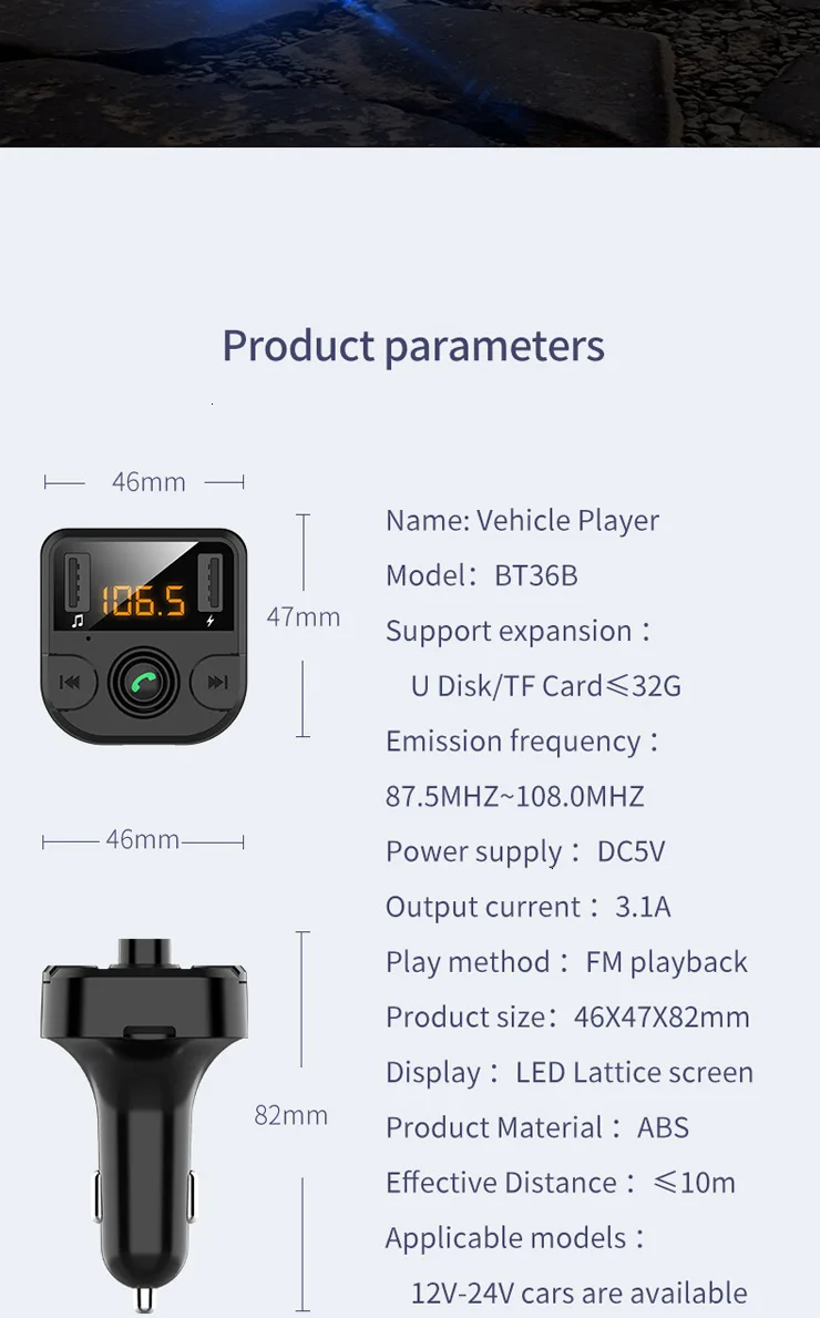 Двойное USB Автомобильное зарядное устройство с fm-передатчиком Bluetooth беспроводной Hands-free FM модулятор АВТО MP3-плеер Автомобильное зарядное устройство для телефона для iPhone