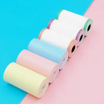 

6pcs Printer Paper Rolls Direct Thermal Printable Paper for PeriPage A6 Pocket P1/P2 57*30mm