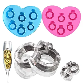 

DIY Diamond Ring Cube Ice Mould Grenade Cake Mold Pistol-shaped Silicone Ice Tray Chocolate Jelly Mold Bar Party Accessories