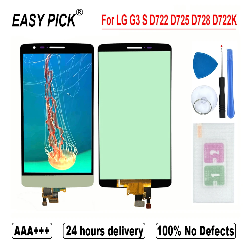 Для LG G3 Mini D722 D725 D728 D722K ЖК дисплей кодирующий преобразователь сенсорного экрана в