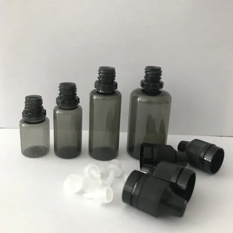 50 шт в наборе 5 мл 10 15 30 пустая PET e бутылка для сока Vape флакон-капельница бутылки с