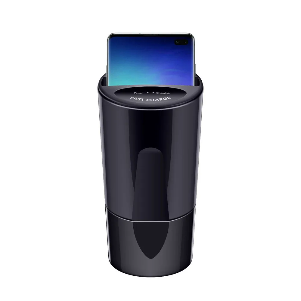 Ouhaobin зарядное устройство 10 Вт автомобильное беспроводное зарядное устройство чашка для samsung Galaxy Note10/Note10+ USB выход Быстрая зарядка зарядное устройство чашка
