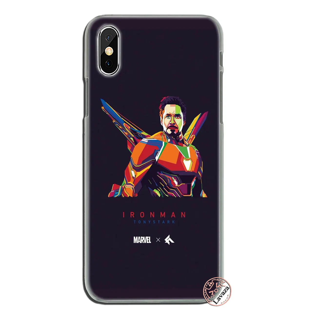 Жесткий чехол для телефона Lavaza iron man Marvel Железный человек для iPhone XR XS X 11 Pro Max 10 7 8 6S 5 5S SE 4S 4 - Цвет: 4