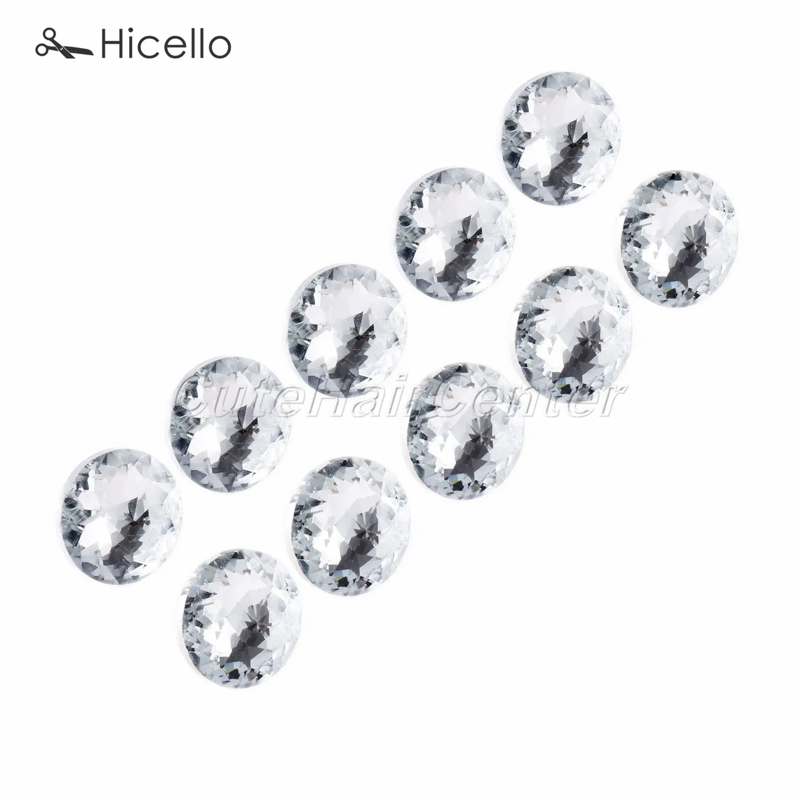 10pcs Crystal Buckle Upholstery Nails Button 22mm Glass Diamond Tacks Pins Flower Knot Sewing Furniture Decoration Hicello