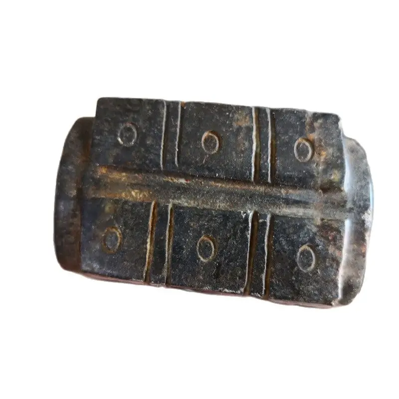 

Chinese Red Mountain Culture Collection Meteorite Carving Ancient Pendant