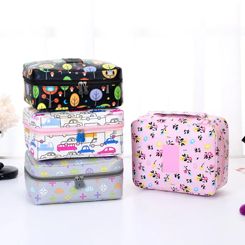 Cosmetic Bag Bathroom Travel Makeup Bag Organizer Neutral Make Up Box Neceser Beauty Case Hanging Toiletry Bag