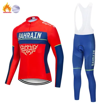 

Northwave Warm 2020 Winter Thermal Fleece Cycling Clothing NW Men's Jersey Suit Outdoor Riding Bike MTB Clothing Bib Pants Set