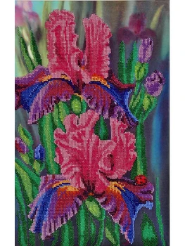 

БН-3094 Set for embroidery with beads Hobby & Pro 'Irises', 25*40 cm