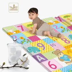 Детский открытый складной нескользящий игровой коврик для ползания с героями мультфильмов экологичный домашний влагостойкий
