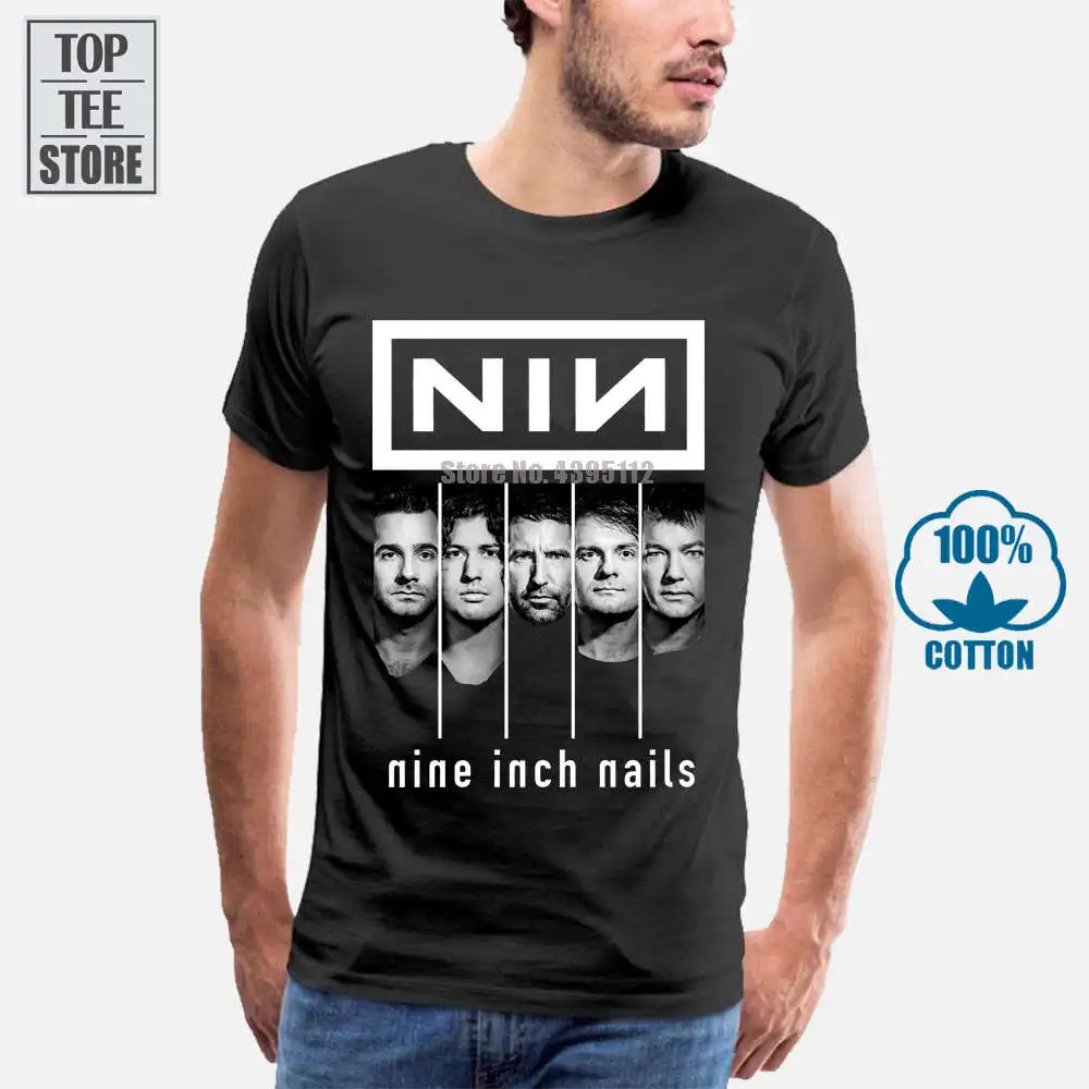 Nine Inch Nails Nin рок-группа The Smashing Pumpkins футболка Размеры Мультфильм S до 7Xl | Мужская
