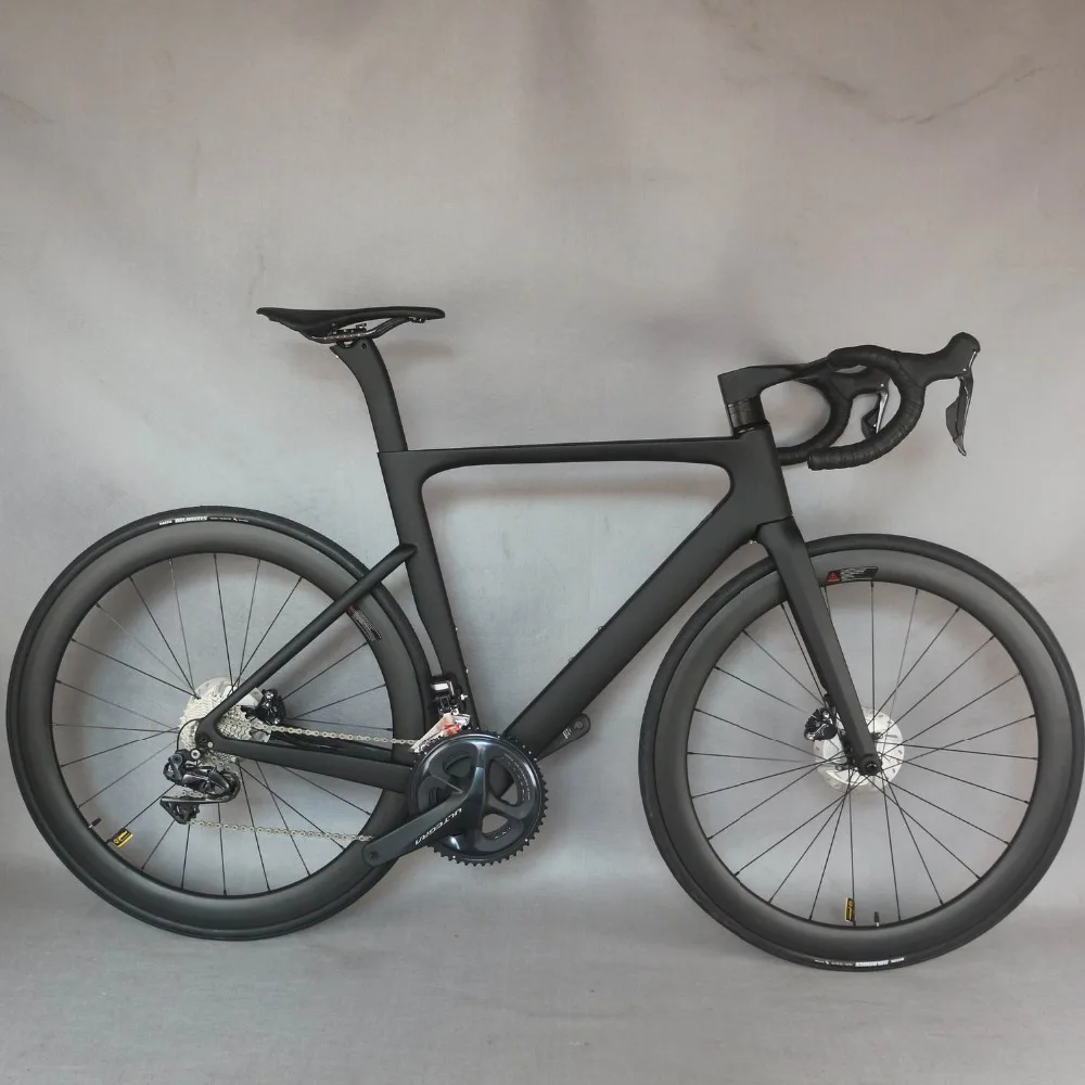 2021 Disc Carbon Road bike all inner cable Complete Bicycle TT-X21
