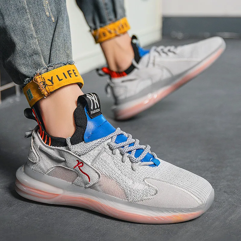 Повседневное спортивные обувь плотно сидящая на ноге со шнуровкой резиновой