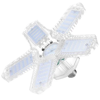 

E27 AC85 To 265V Foldable Daylight Deformable Panel Warehouse Workshop Home LED Garage Light Easy Install Cold White Industrial