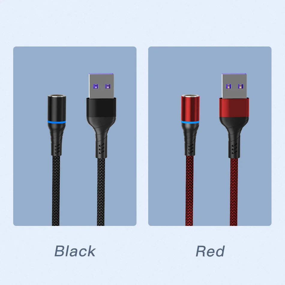 !ACCEZZ 5A Magnetic Cable Fast Charging For iPhone X 11 8 ipad Mini Xiaomi Realme Micro USB Type C Magnet Charger Data Sync Cord (13)