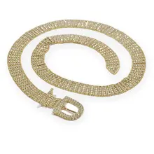 Женские Стразы, пояс-цепочка, Роскошный пояс для свадебного платья