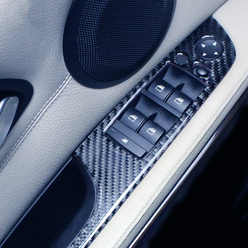 

For BMW E90 E92 Car Styling Sticker Carbon Fiber Interior Air Condition Vent Outlet Trim Panel Cover Decoration Auto Accessories
