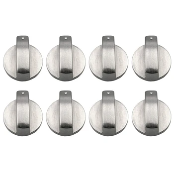 

8 Pcs Zinc alloy Rotary Switch Control Knobs Replacement Accessories for Kitchen Cooker Gas Stove Oven Cooktop (Diameter: 8mm/ 0