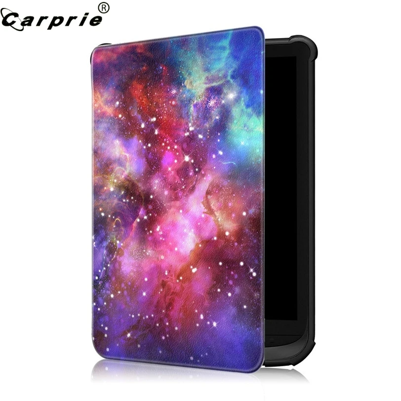 CARPRIE звездное небо печати Тонкий Смарт кожаный чехол-подставка для Pocketbook 632/627/616 Touch Lux 4/Basic Lux 2 6 дюймов#908