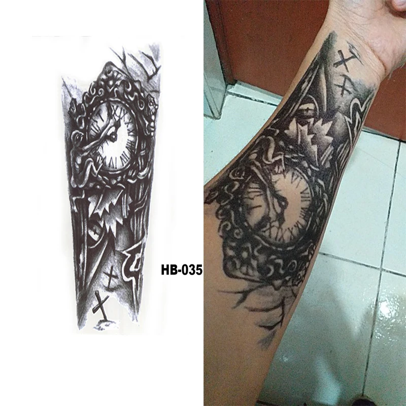 12 шт. водостойкая татуировка для тела рук и ног|tatoo large|tattoo stickerarms legs |